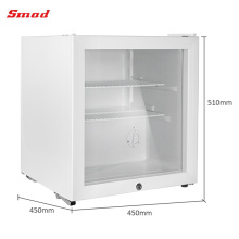 Wholesales Price 50L Single Glass Door Mini Fridge